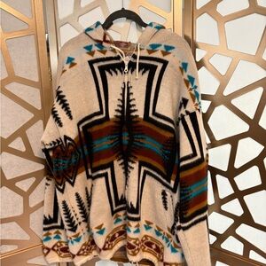 Artesania Tuntaquimba Ecuadorian Handmade Jacket - size XL